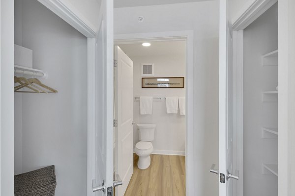 bathroom at Thayne Apartments 
