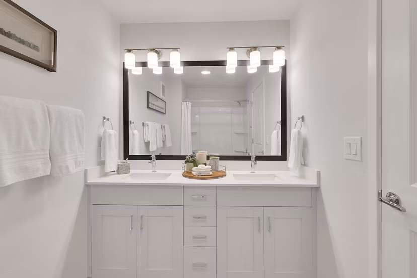 bathroom at Thayne Apartments 