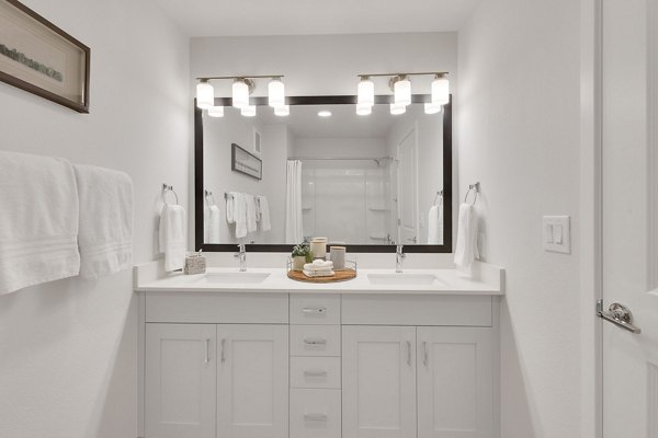 bathroom at Thayne Apartments 