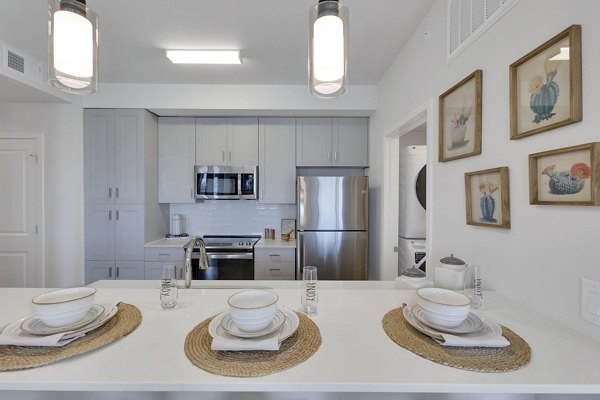 kitchen at Thayne Apartments 