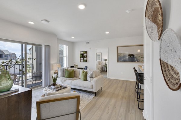 living room at Thayne Apartments 