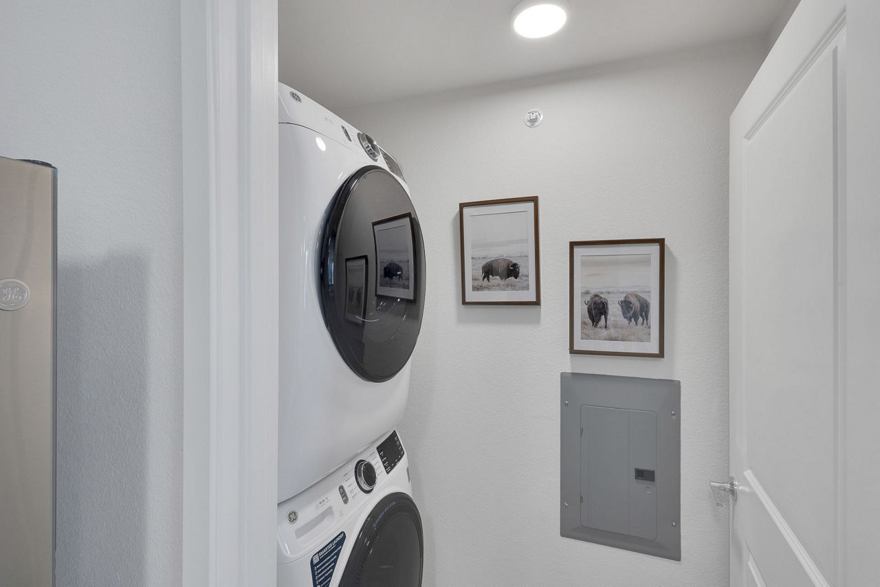 Laundry room at Thayne