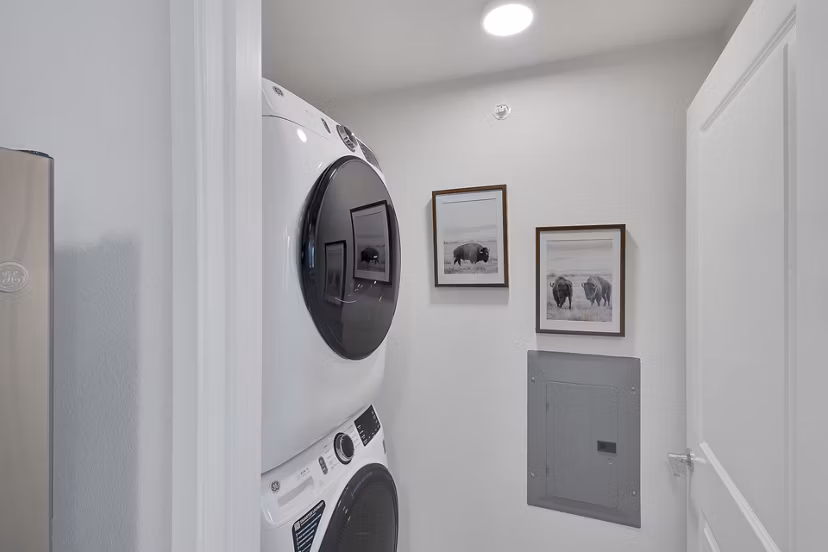 laundry room at Thayne Apartments 