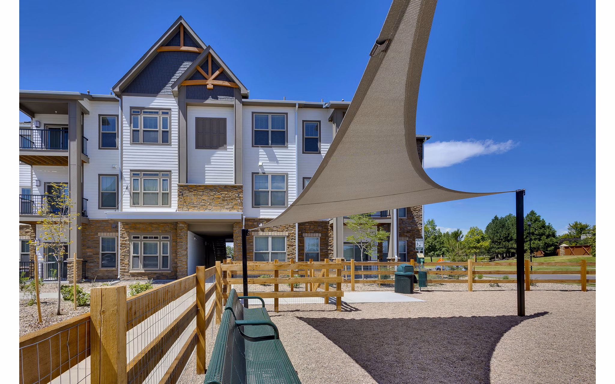 dog park at Thayne Apartments 