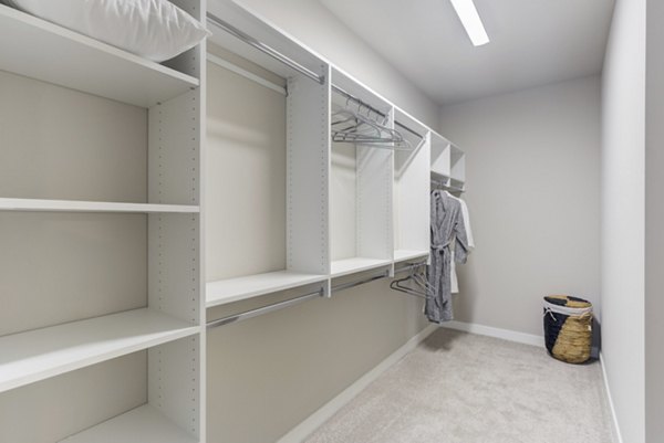 closet at DASH Downers Grove Apartments