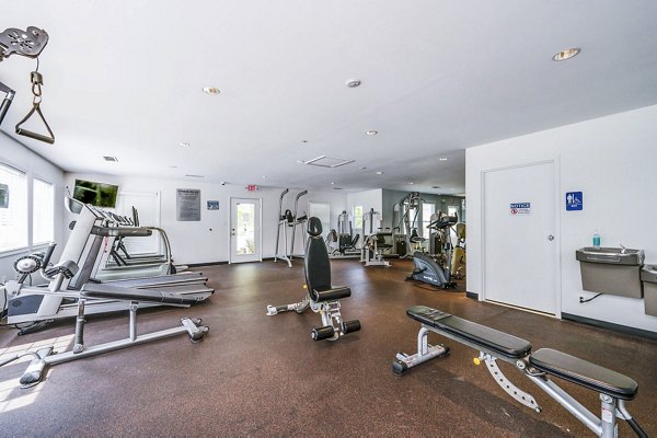 fitness center at Woodshire Apartments