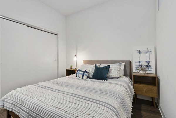 bedroom at AM1980 Apartments