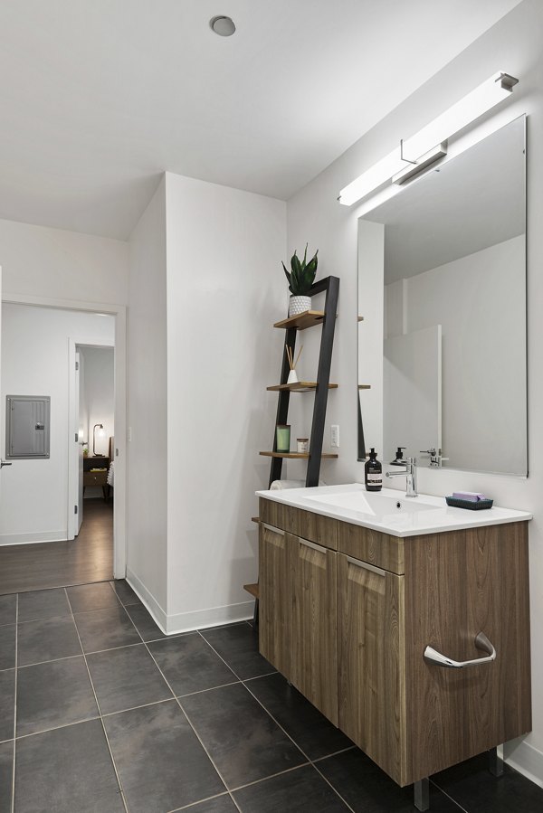 bathroom at AM1980 Apartments