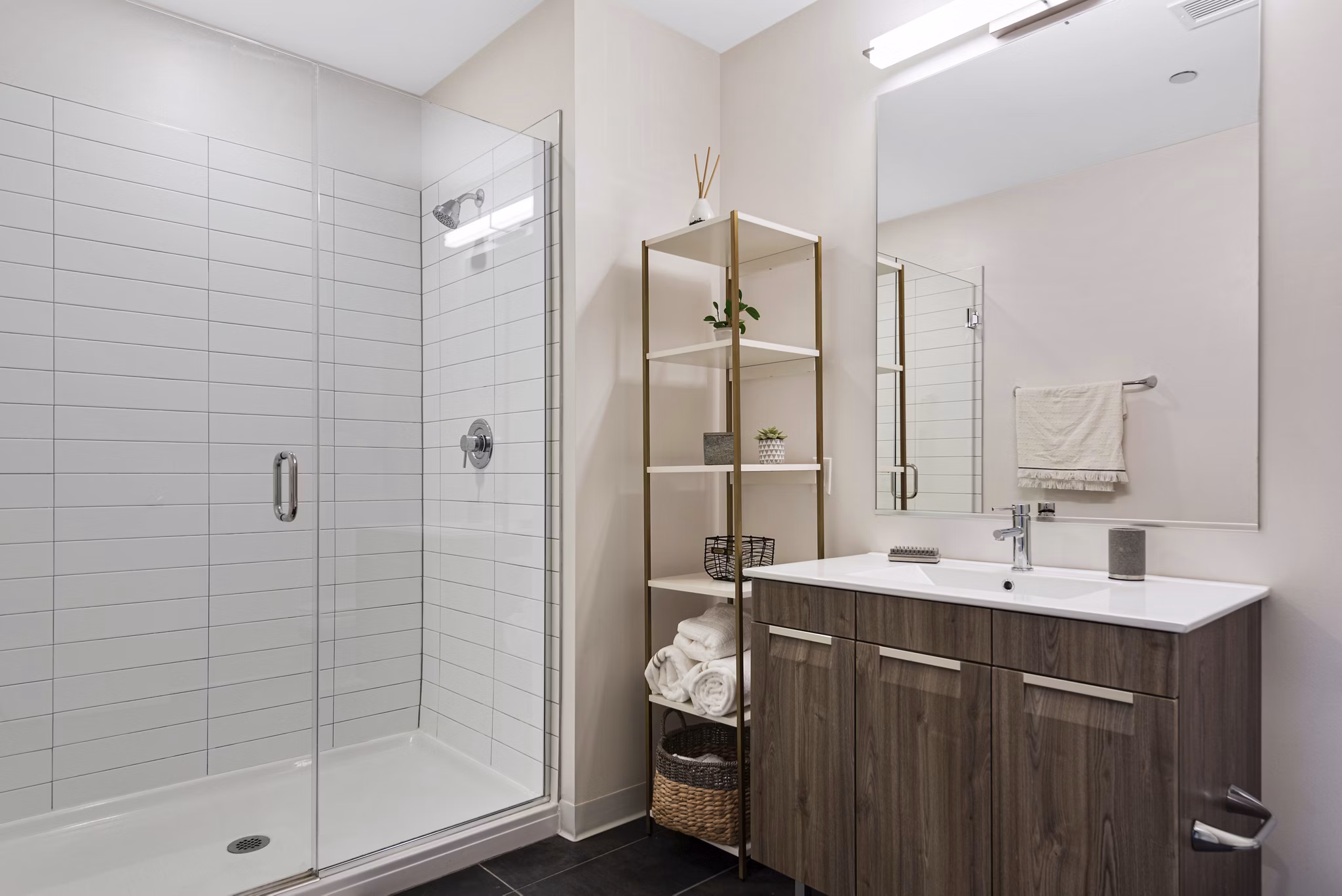 bathroom at AM1980 Apartments