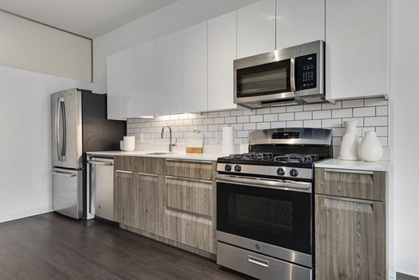 kitchen at AM1980 Apartments