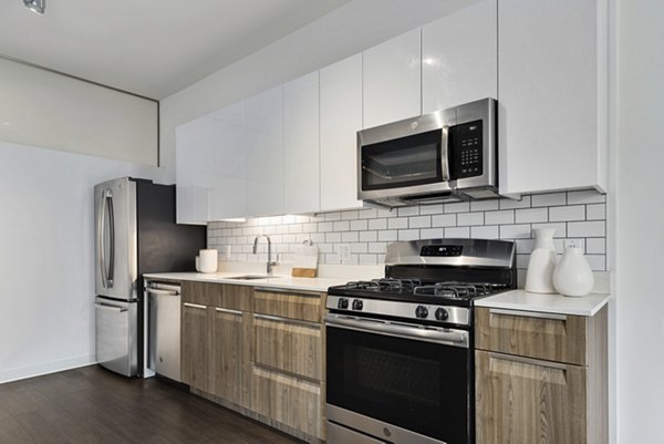 kitchen at AM1980 Apartments