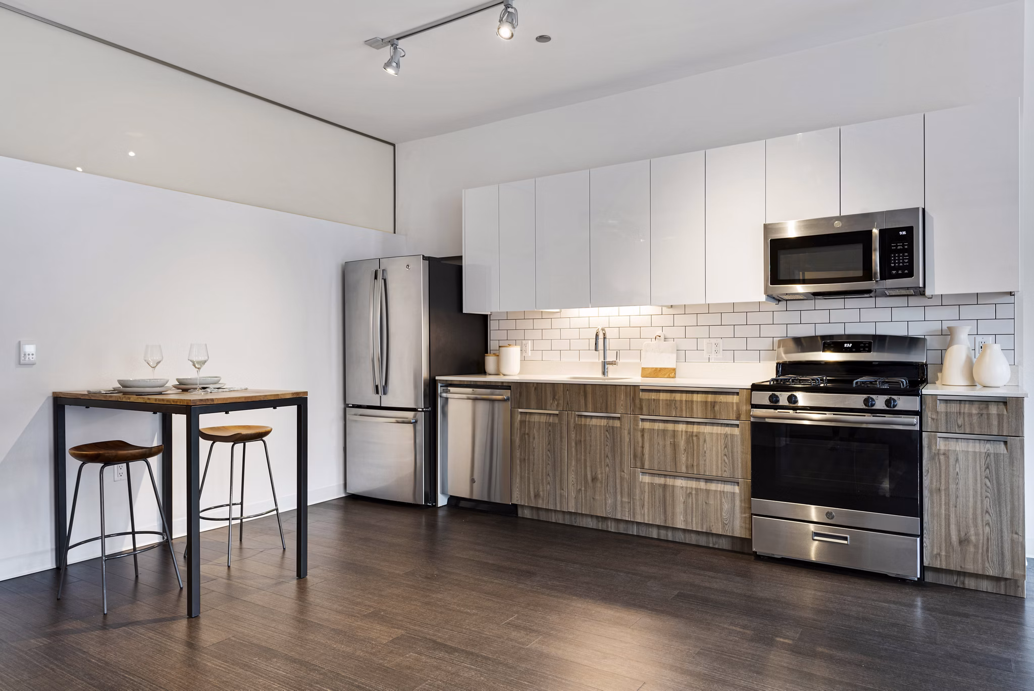 kitchen at AM1980 Apartments