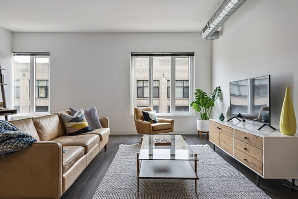 living room at AM1980 Apartments