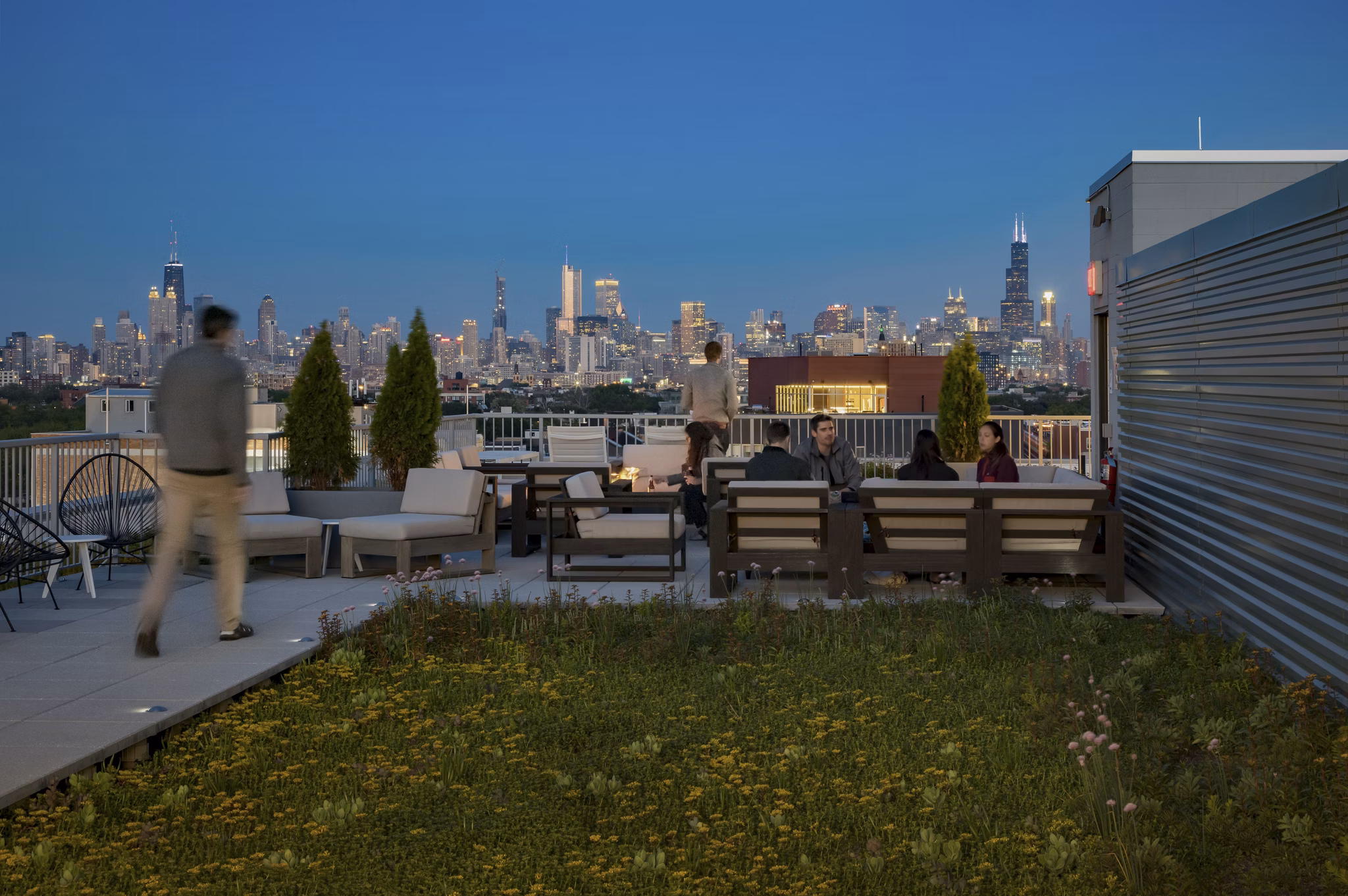 patio at AM1980 Apartments