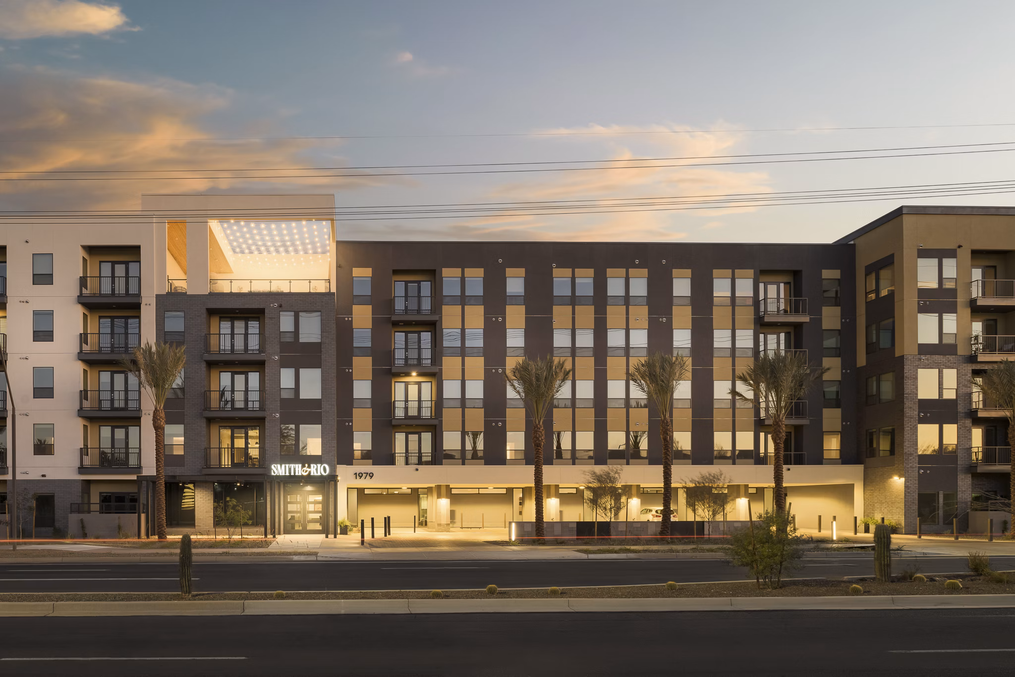 Smith + Rio: Luxury apartment with modern design in downtown location, showcasing elegant architecture and vibrant city living ambiance