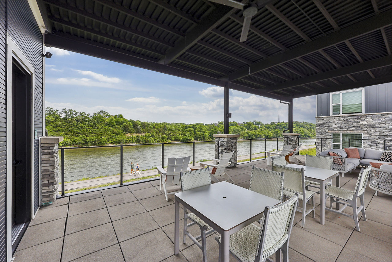 Roof deck at Soundwater Apartments (2 of 3)