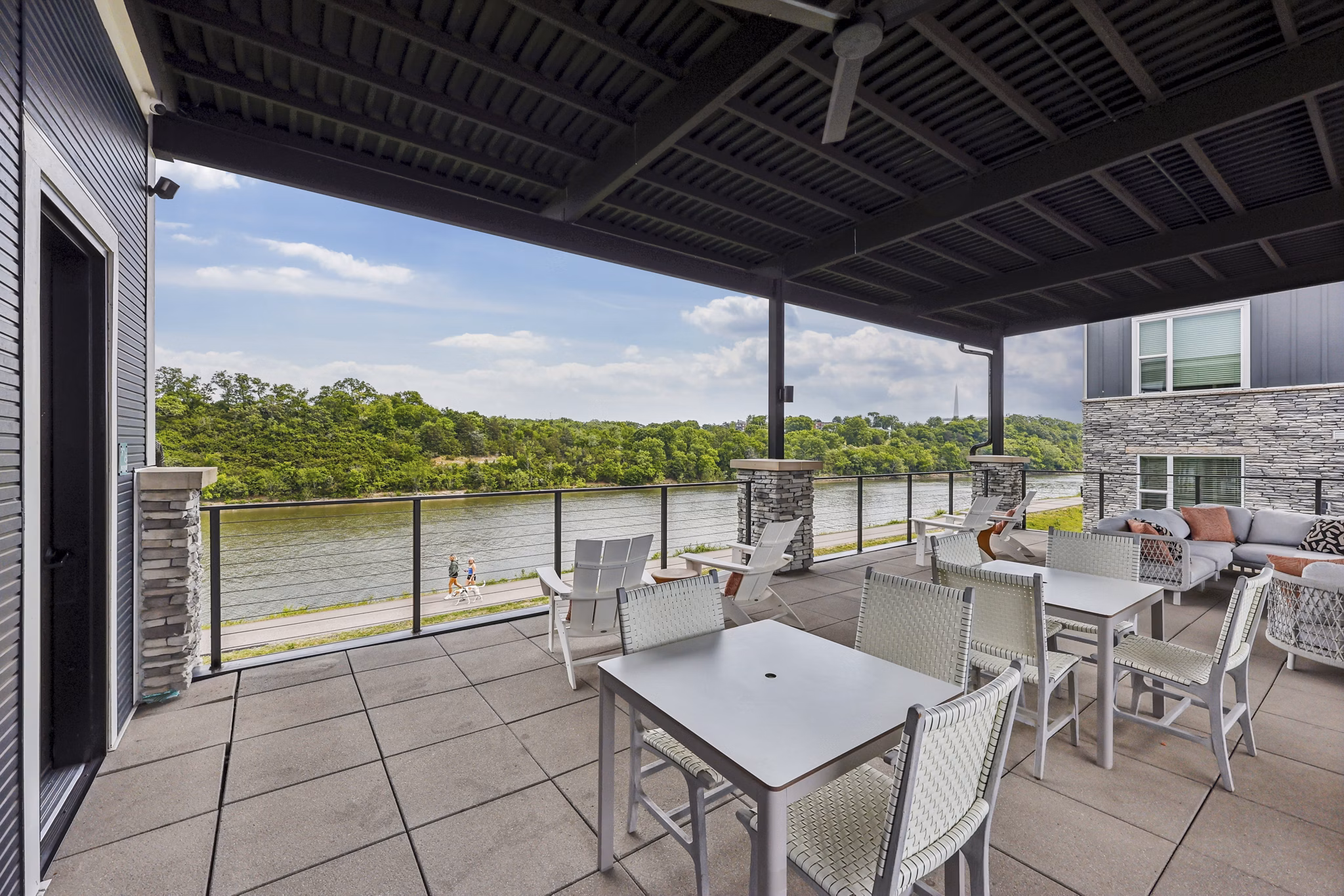 Patio at Soundwater Apartments