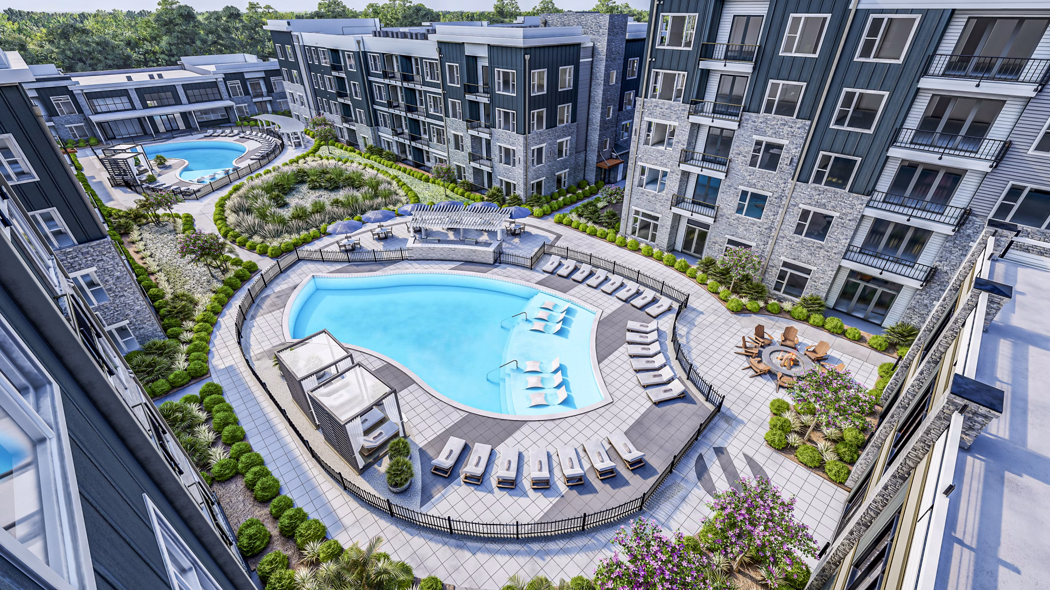 rendering at Soundwater Apartments