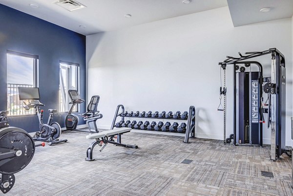fitness center at Copper 87 Apartments