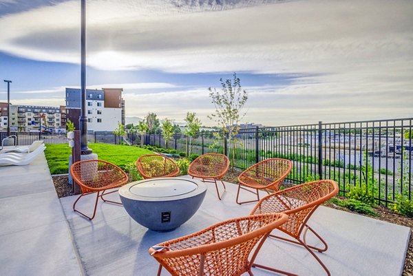 fire pit/patio at Copper 87 Apartments