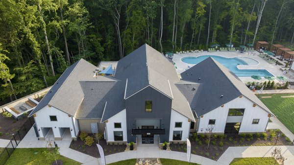 building at Elan Research Park Apartments