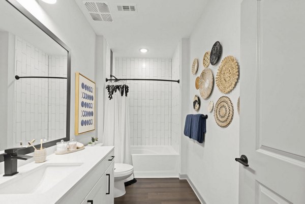 bathroom at Elan Research Park Apartments