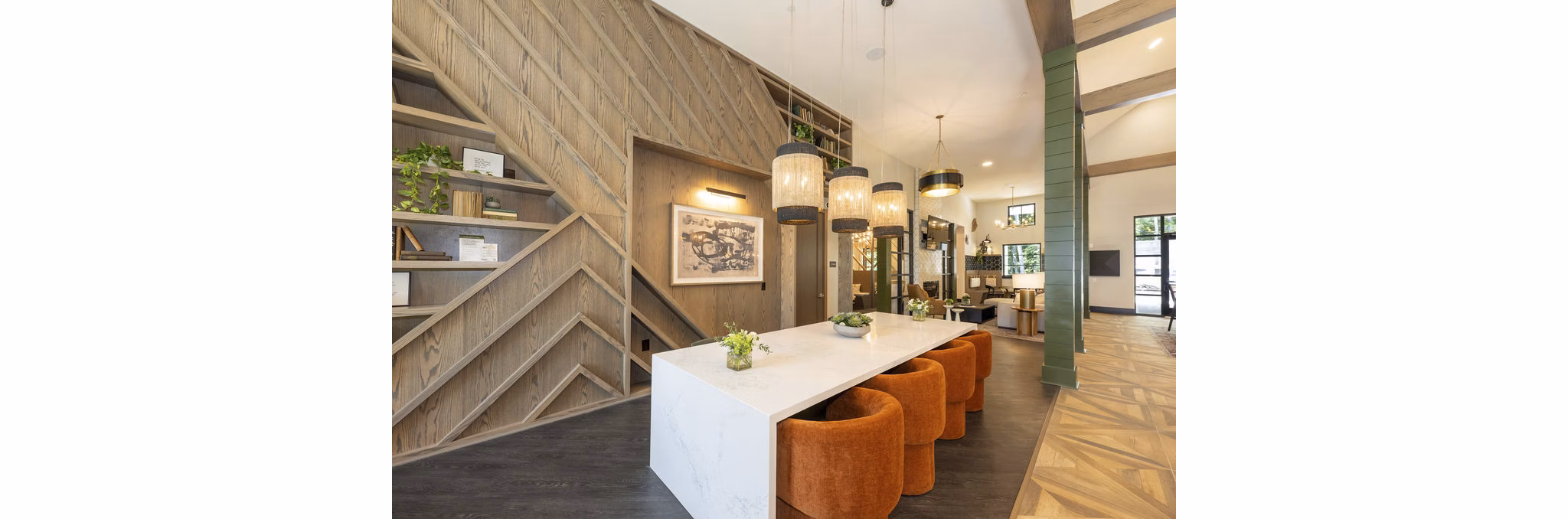 clubhouse at Elan Research Park Apartments