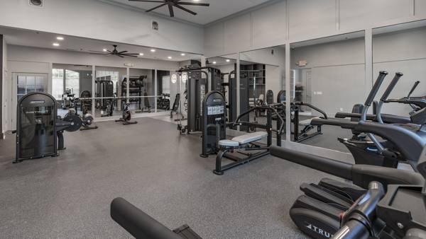 fitness center at The Slate Apartments