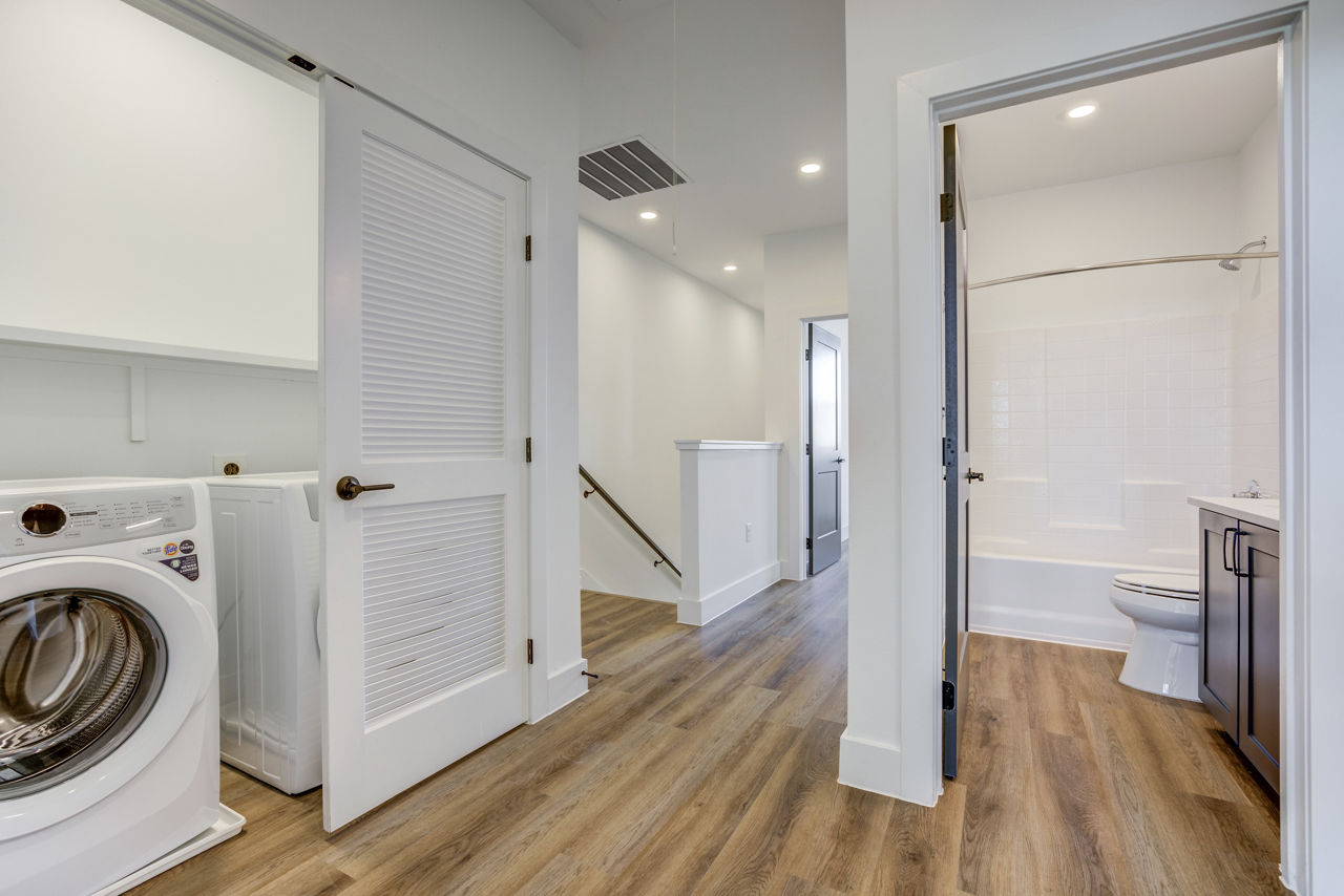 Laundry room at Escalon Townhomes