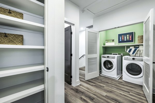 laundry room at Escalon Townhomes