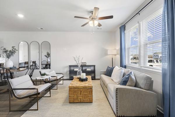 living room at West Wind Apartments