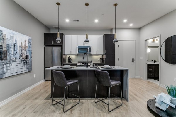 kitchen at 3700M Apartments