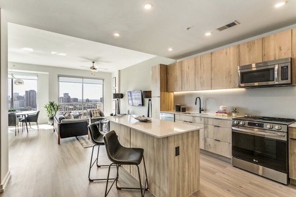 kitchen at 3700M Apartments