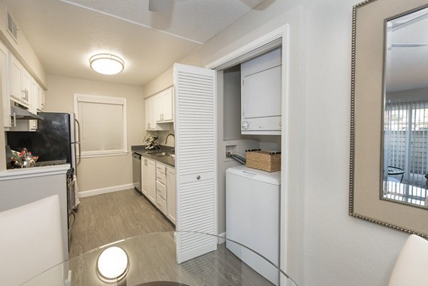 dining area at The Hills Apartments