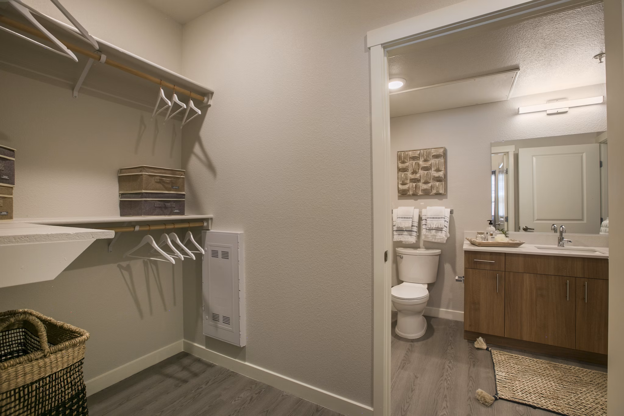 Closet at Allaso High Desert Apartments