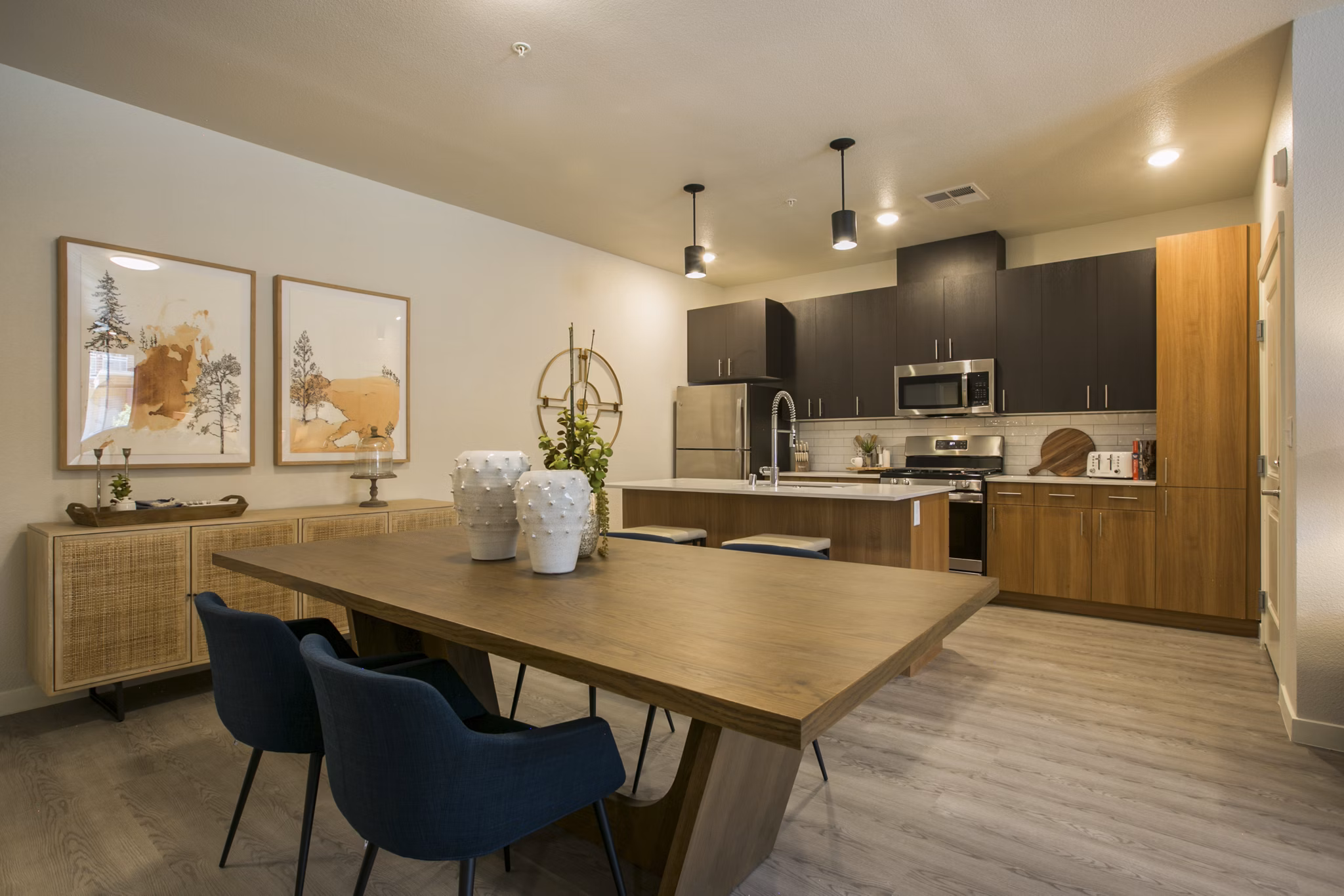 Dining Room at Allaso High Desert Apartments