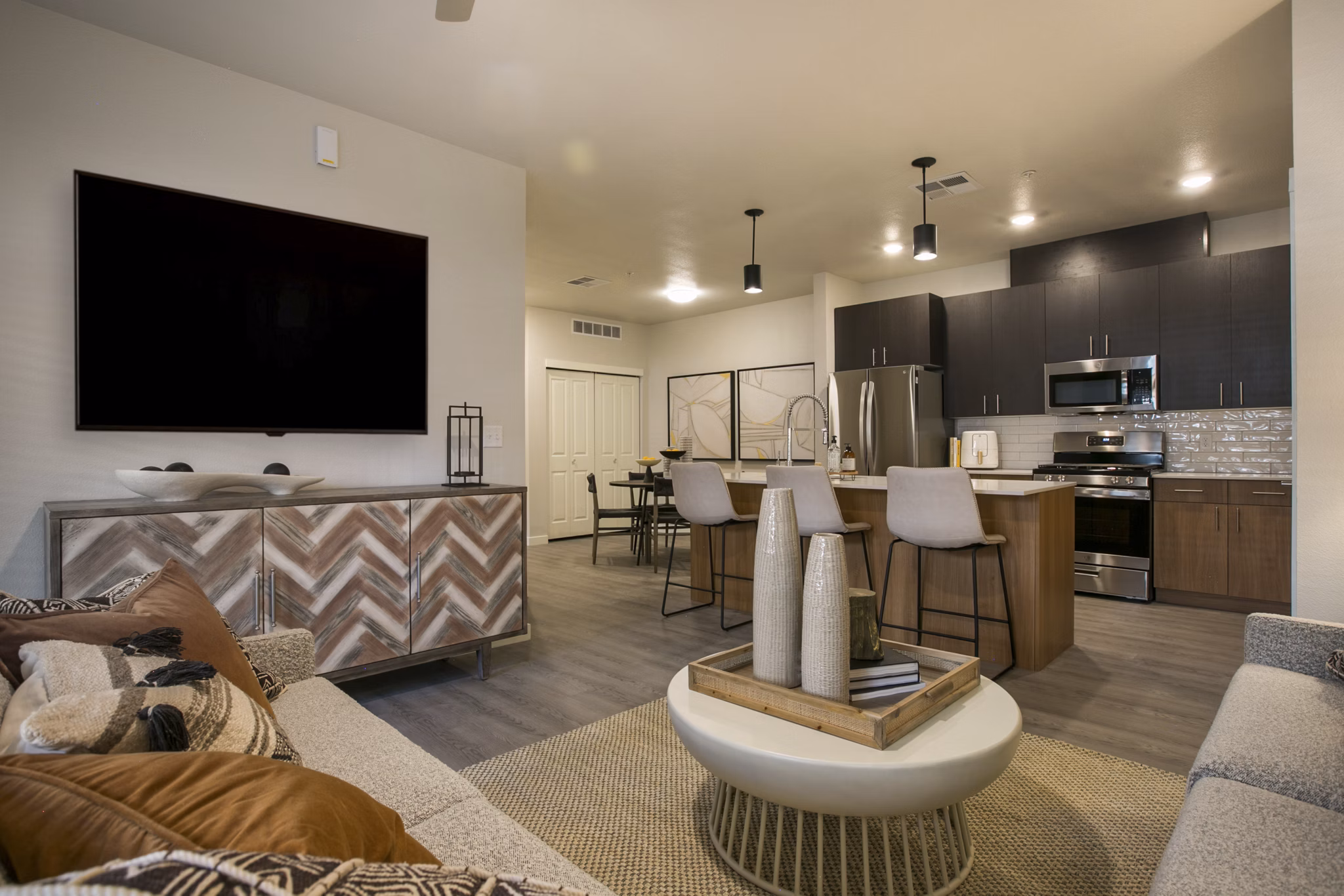 Living Room at Allaso High Desert Apartments