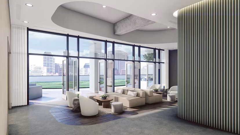 rendering at 1111 Church Apartments