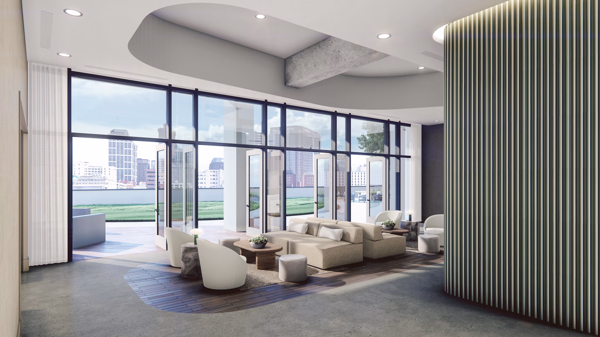 rendering at 1111 Church Apartments