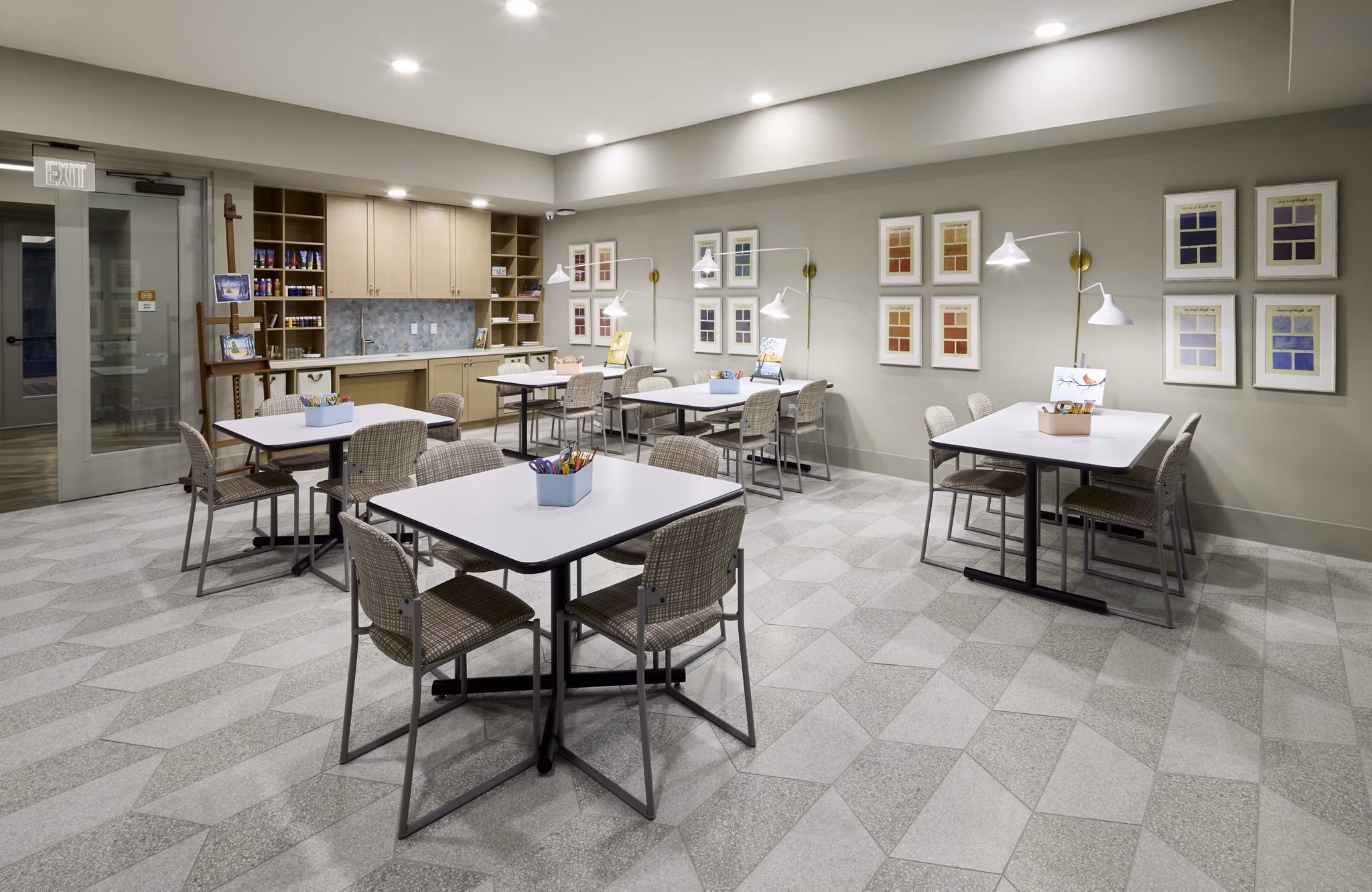 clubhouse at Avenida Carrollton Apartments