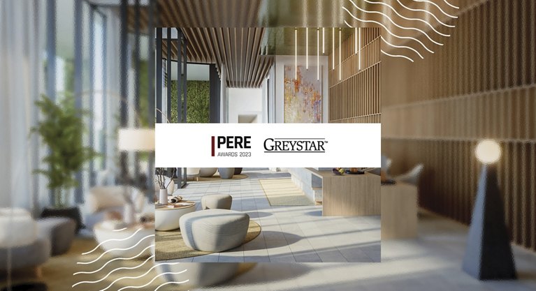 Greystar logo PERE logo