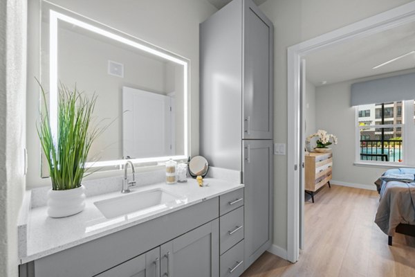 bathroom at The Pointe at Lakewood Ranch Apartments 