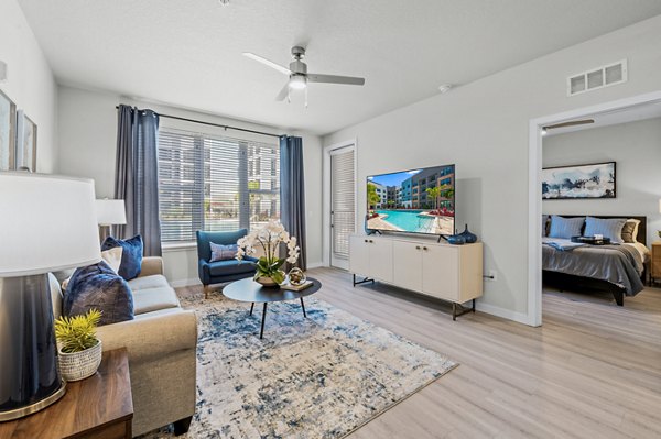 living room at The Pointe at Lakewood Ranch Apartments 