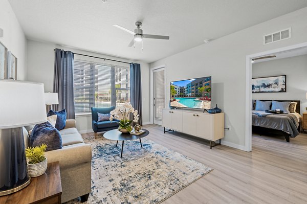 living room at The Pointe at Lakewood Ranch Apartments