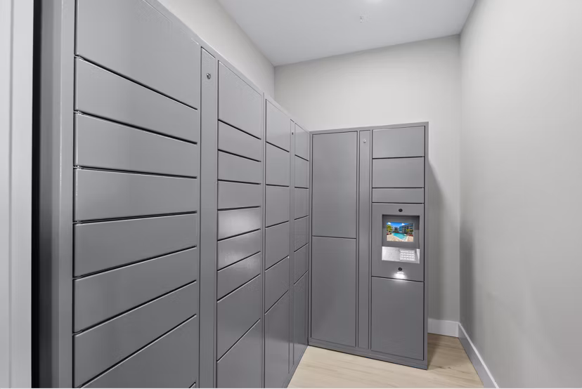 mail room at The Pointe at Lakewood Ranch Apartments 