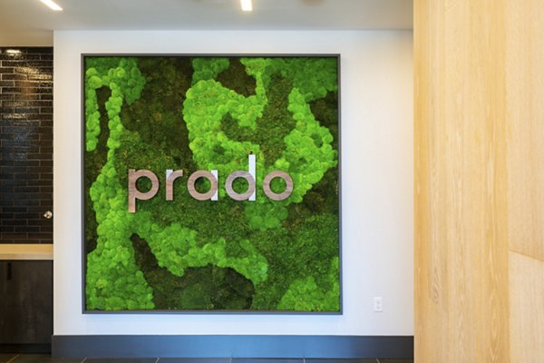 Clubhouse featuring modern decor and social spaces at Prado Apartments