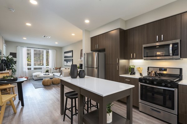 kitchen at Prado Apartments