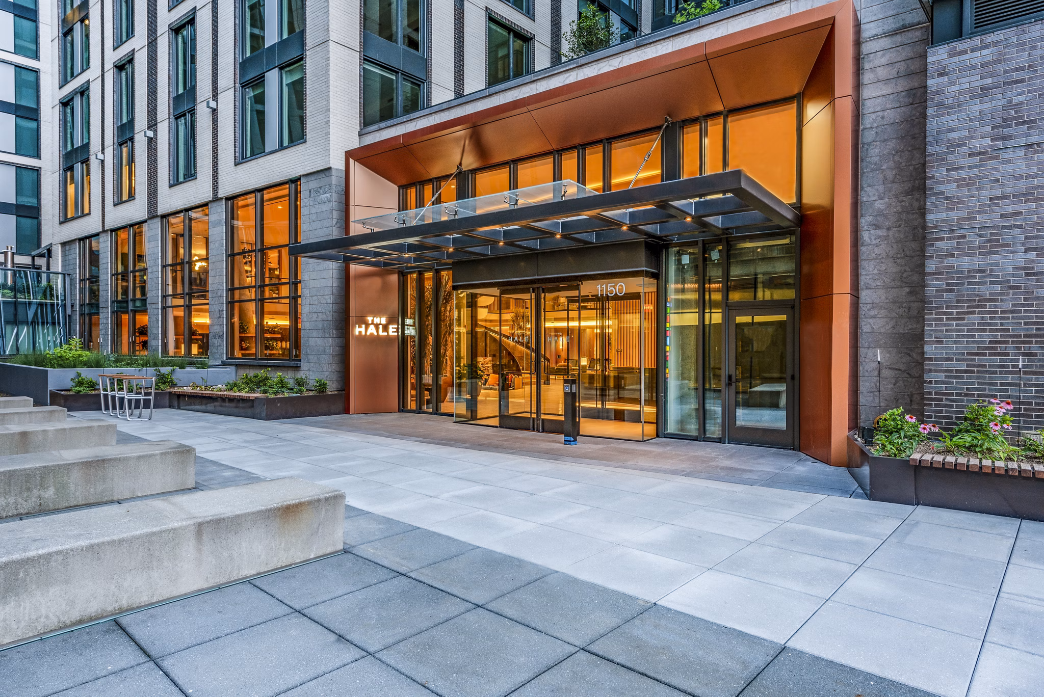 The Hale: Luxury high-rise apartments featuring modern architecture in downtown Chicago