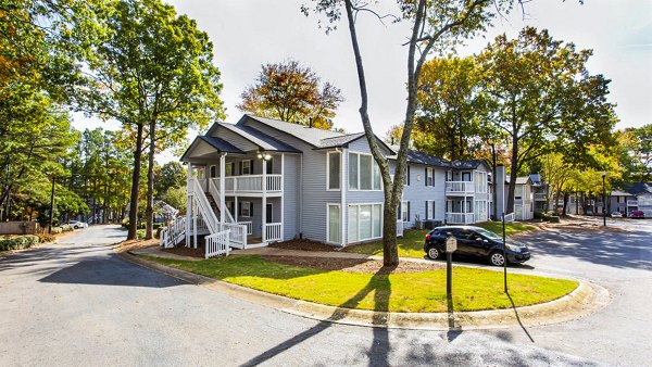 building/exterior at Hairston Woods Apartments