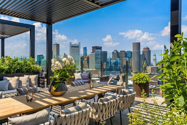 rooftop deck at The Metlo Apartments